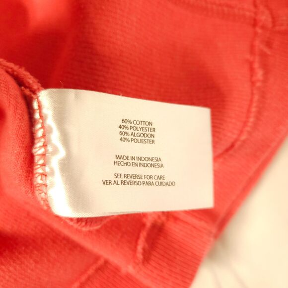 Orvis Womens Large Pink 1/4 Zip Pullover Sweatshirt Mockneck Floral - Picture 4 of 7